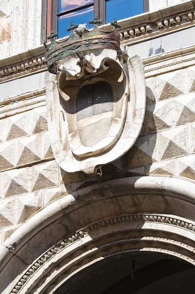 Diamond Palace. Ferrara. Emilia-Romagna. Italy. — Stock Photo, Image