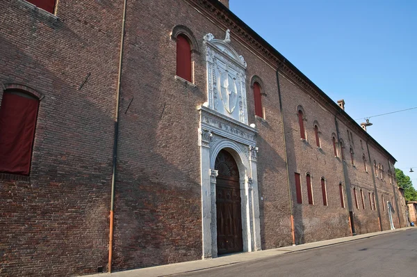Schifanoia-Palast. Ferrara. Emilia-Romagna. Italien. — Stockfoto
