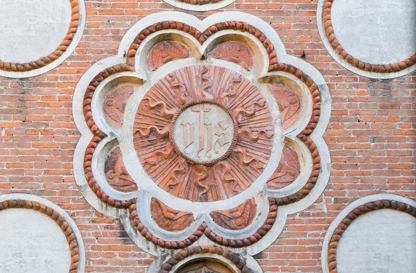 Palácio Renata di Francia. Ferrara. Emilia-Romagna. Itália . — Fotografia de Stock