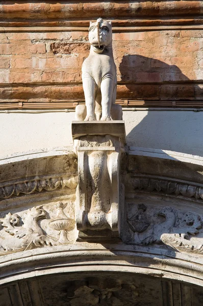 "Renata di Francia Palace". Феррара. Эмилия-Романья. Италия . — стоковое фото