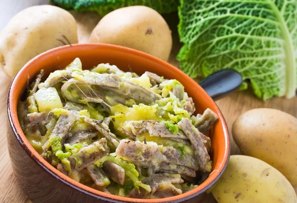 stock image Pizzoccheri, italian homemade pasta.