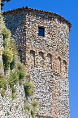 Castle, montebello. Emilia-Romagna. İtalya.