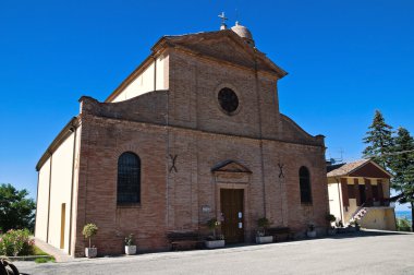 Aziz vicinio Kilisesi. Torriana. Emilia-Romagna. İtalya.