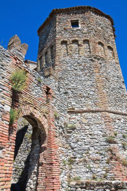 Castle, montebello. Emilia-Romagna. İtalya.