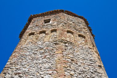 Castle, montebello. Emilia-Romagna. İtalya.