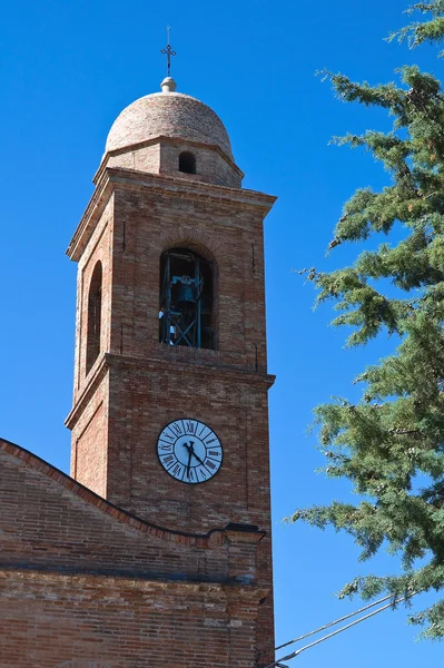 Gereja St.Vicinio Belltower. Torriana. Emilia-Romagna. Italia . — Stok Foto