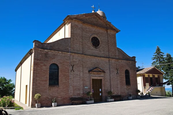 Церковь Святого Вичинио. Торриана. Эмилия-Романья. Италия . — стоковое фото