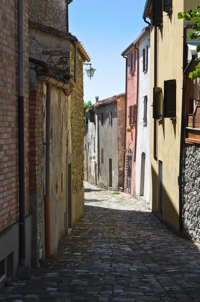 Steegje. Montebello. Emilia-Romagna. Italië. — Stockfoto