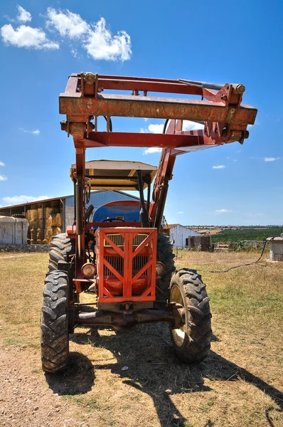 Mezőgazdasági traktor. — Stock Fotó