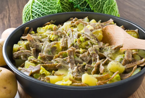 stock image Pizzoccheri, italian homemade pasta.