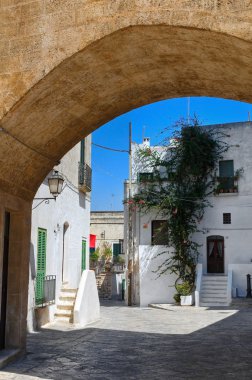 alleyway. Oria. Puglia. İtalya.