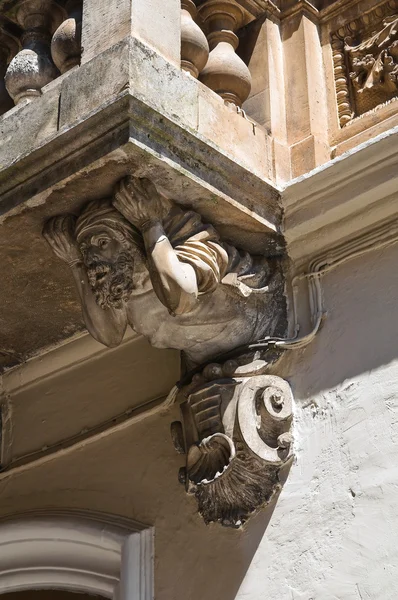 Historical Palace. Oria. Puglia. Italy. — Stock Photo, Image
