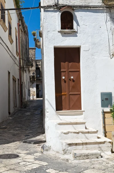 Altid på vej. Oria. Puglia. Italien . - Stock-foto