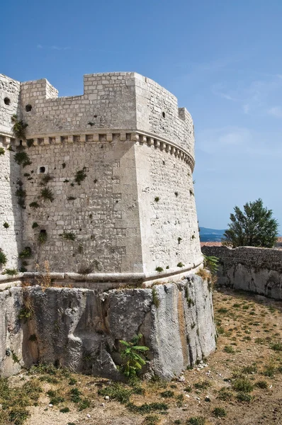 Zamek w monte Sant'Angelo. Puglia. Włochy. — Zdjęcie stockowe