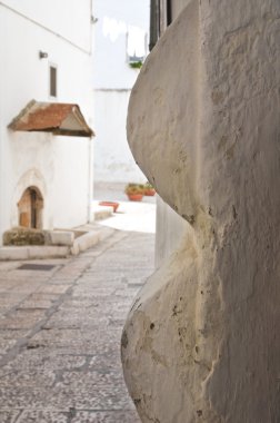 alleyway. Monte sant'angelo. Puglia. İtalya.