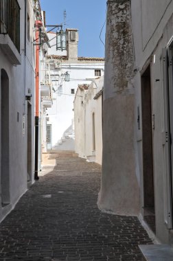 alleyway. Monte sant'angelo. Puglia. İtalya.