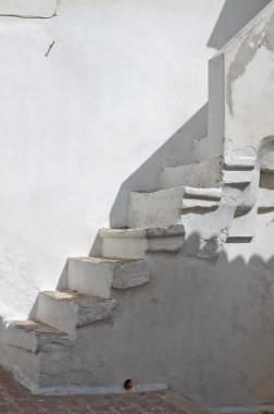 alleyway. Monte sant'angelo. Puglia. İtalya.