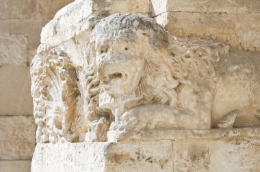 monte sant'angelo sığınak. Puglia. İtalya.