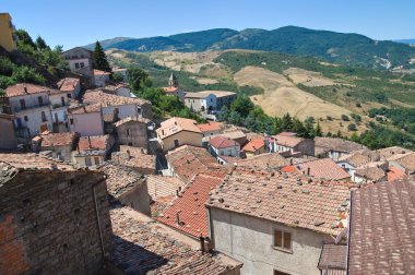 panoramik cavatappi. Basilicata. İtalya.