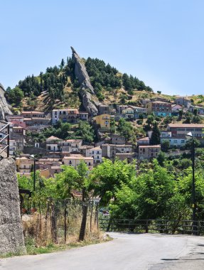 panoramik cavatappi. Basilicata. İtalya.