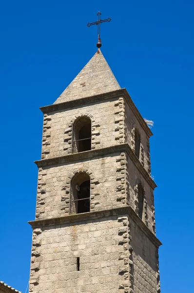 Kościół St. francesco. Pietrapertosa. Basilicata. Włochy. — Zdjęcie stockowe