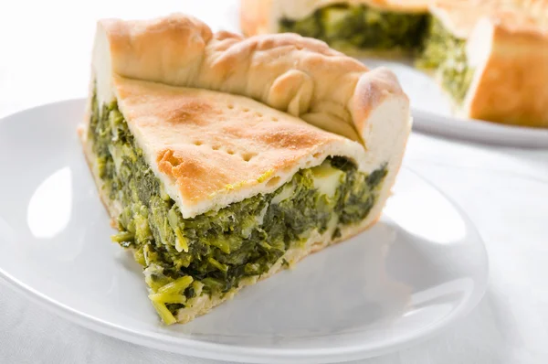 Mediterranean Vegetable Pie. — Stock Photo, Image