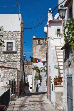 alleyway. Vico del gargano. Puglia. İtalya.