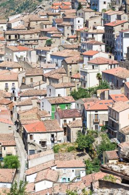 panoramik cavatappi. Basilicata. İtalya.