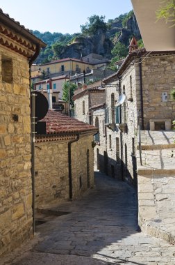 alleyway. Castelmezzano. Basilicata. İtalya.