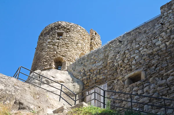 Saracenic Fort. Pietrapertosa. Basilicata. Italië. — Stockfoto
