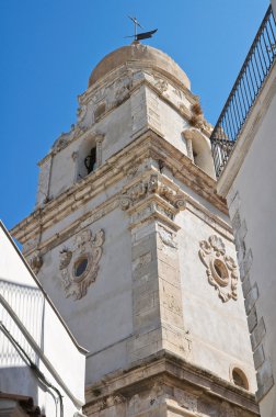 Cathedral Basilica. Vieste. Puglia. Italy. clipart