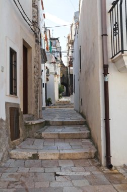 alleyway. Peschici. Puglia. İtalya.