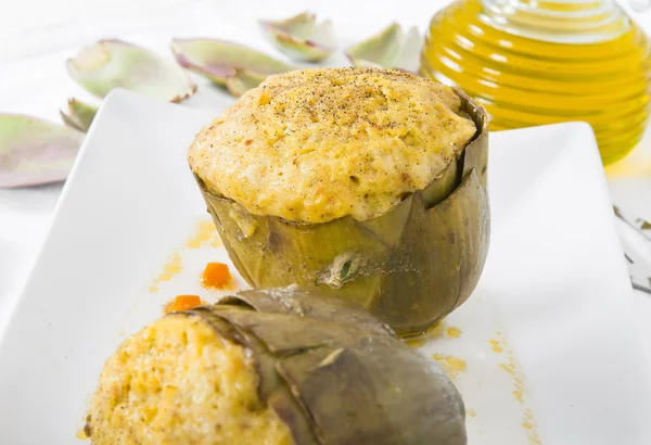 stock image Stuffed artichokes.