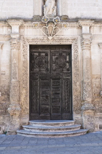 Aziz chiara Kilisesi. Matera. Basilicata. İtalya. — Stok fotoğraf