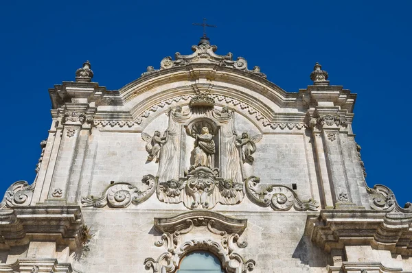Церковь Святого Франческо д 'Ассизи. Матера. Ликата. Италия . — стоковое фото