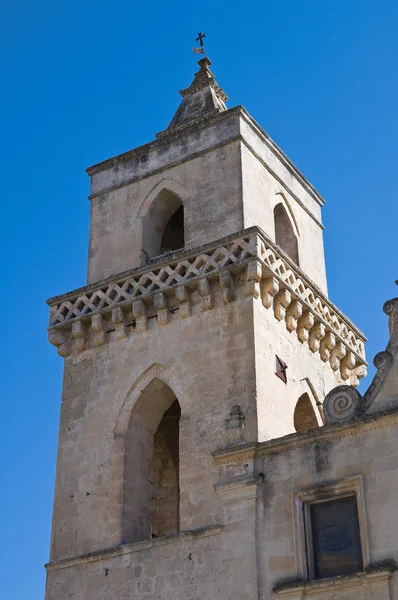 St. pietro caveoso církve. Matera. Basilicata. Itálie. — Stock fotografie