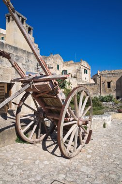 alleyway. Sassi matera. Basilicata. İtalya.