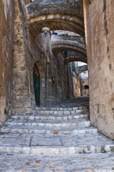 Une ruelle. Sassi de Matera. Basilicate. Italie . — Photo