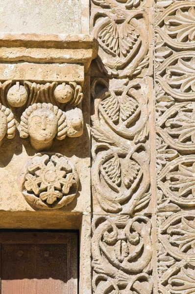 Detail matera katedrály. Basilicata. Itálie. — Stock fotografie