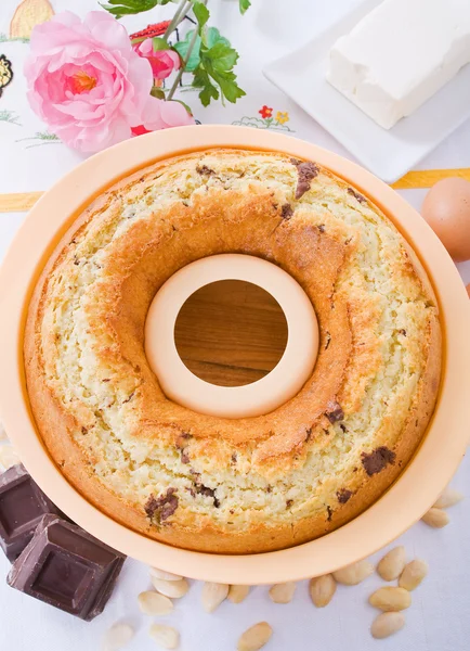 Ring-shaped cake. — Stock Photo, Image