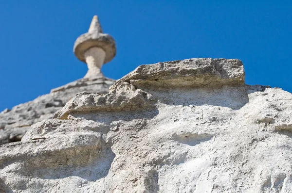 Alberobello 'nun çardağı. Puglia. İtalya.. — Stok fotoğraf