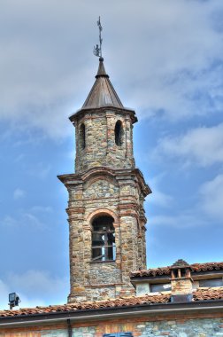 Aziz lorenzo Kilisesi. Bobbio. Emilia-Romagna. İtalya.