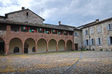 Aziz colombano Manastırı. Bobbio. Emilia-Romagna. İtalya.