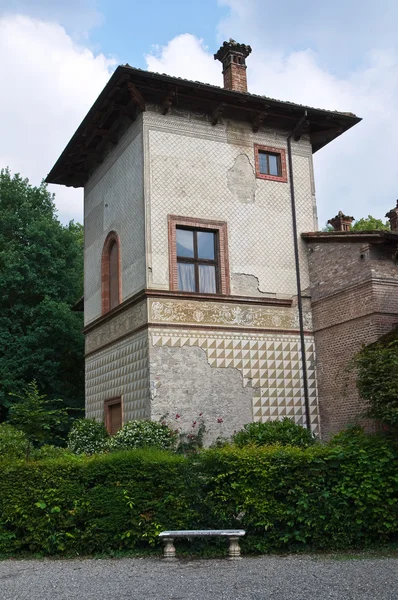 Vista de Grazzano Visconti. Emilia-Romagna. Itália . — Fotografia de Stock