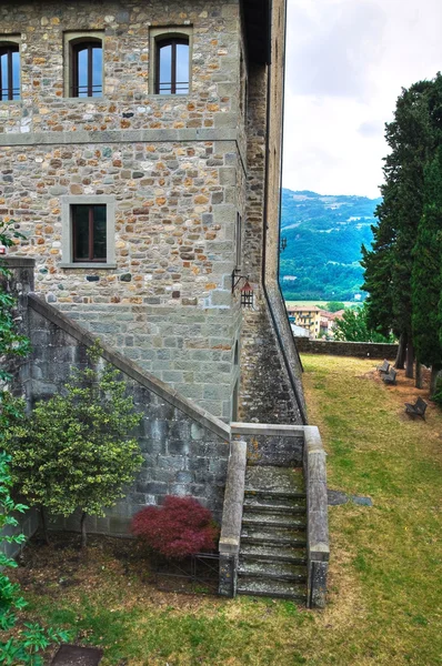 Malaspina-dal verme kasteel. Bobbio. Emilia-Romagna. Italië. — Stockfoto