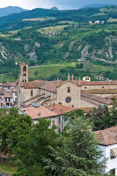 St. colombano abbey. Bobbio. Emilia-Romagna. Olaszország. — Stock Fotó
