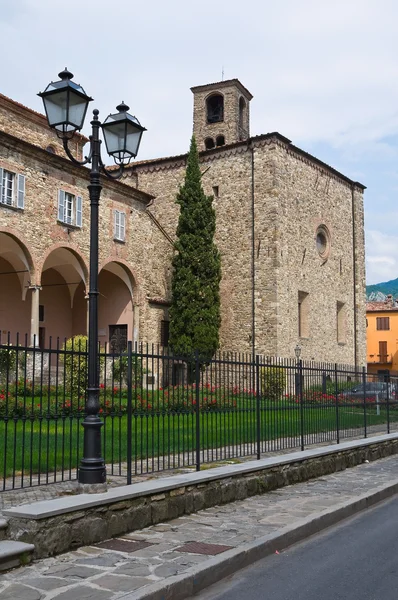 Aziz colombano Manastırı. Bobbio. Emilia-Romagna. İtalya. — Stok fotoğraf