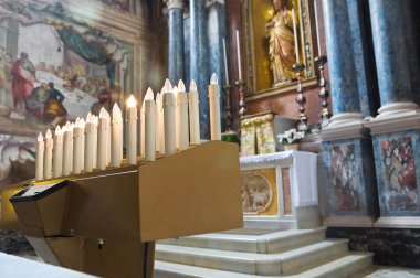 katedral. Bobbio. Emilia-Romagna. İtalya.