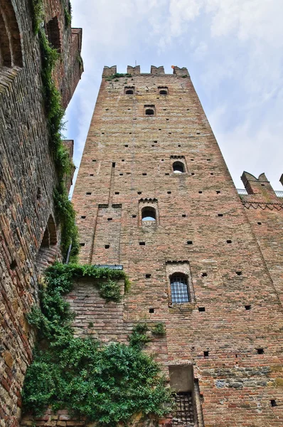 Visconti castle. castell'arquato. Emilia-Romagna. İtalya. — Stockfoto