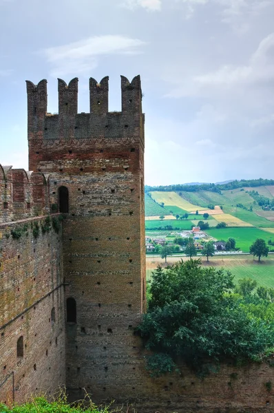 Castillo de Visconti. Castell 'Arquato. Emilia-Romaña. Italia . —  Fotos de Stock